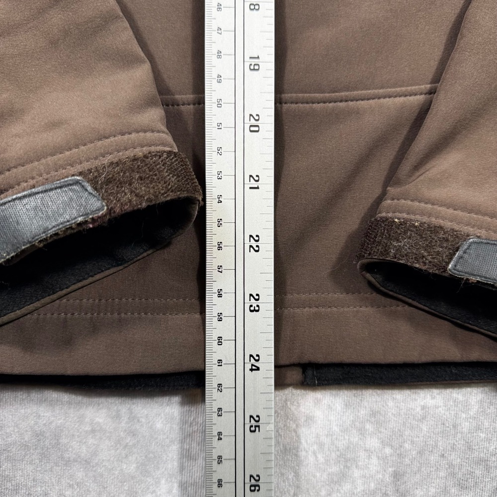 Patagonia Adze Womens Softshell Jacket Brown Fleece Lined Full Zip Medium M - Picture 7 of 8